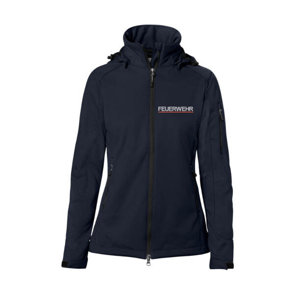 HAKRO Premium Softshelljacke Damen FEUERWEHR + dein Ortsnamen Miniaturansicht