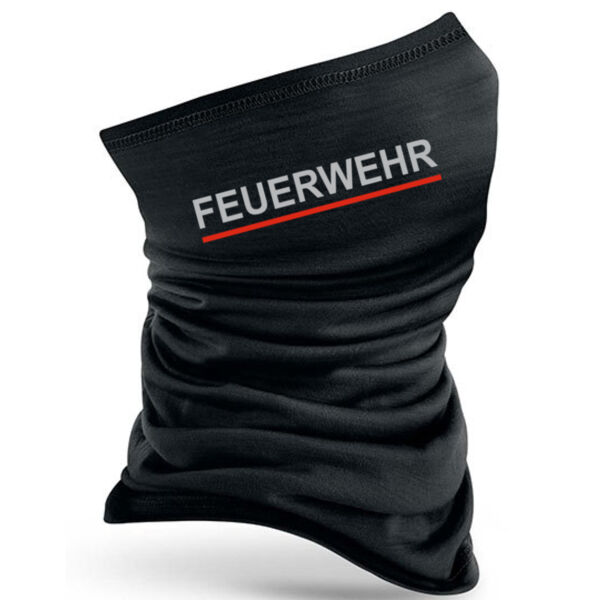Morf® Merino Schal FEUERWEHR Druck Miniaturansicht